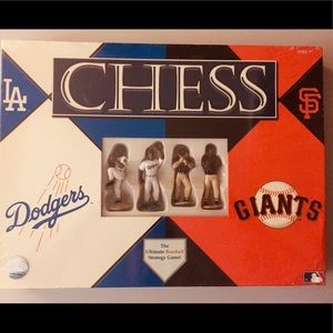 Dodgers versus the  Giants Chess Set, New